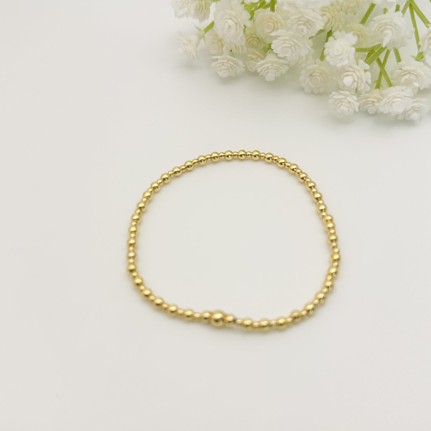 18k gold and colorful bracelet stack | gold filled beads | seed bead bracelet | bracelet stack | layered gold bracelet | vibrant