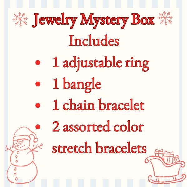 Jewelry Mystery Box | 18k Gold Filled Bracelet, Ring & More