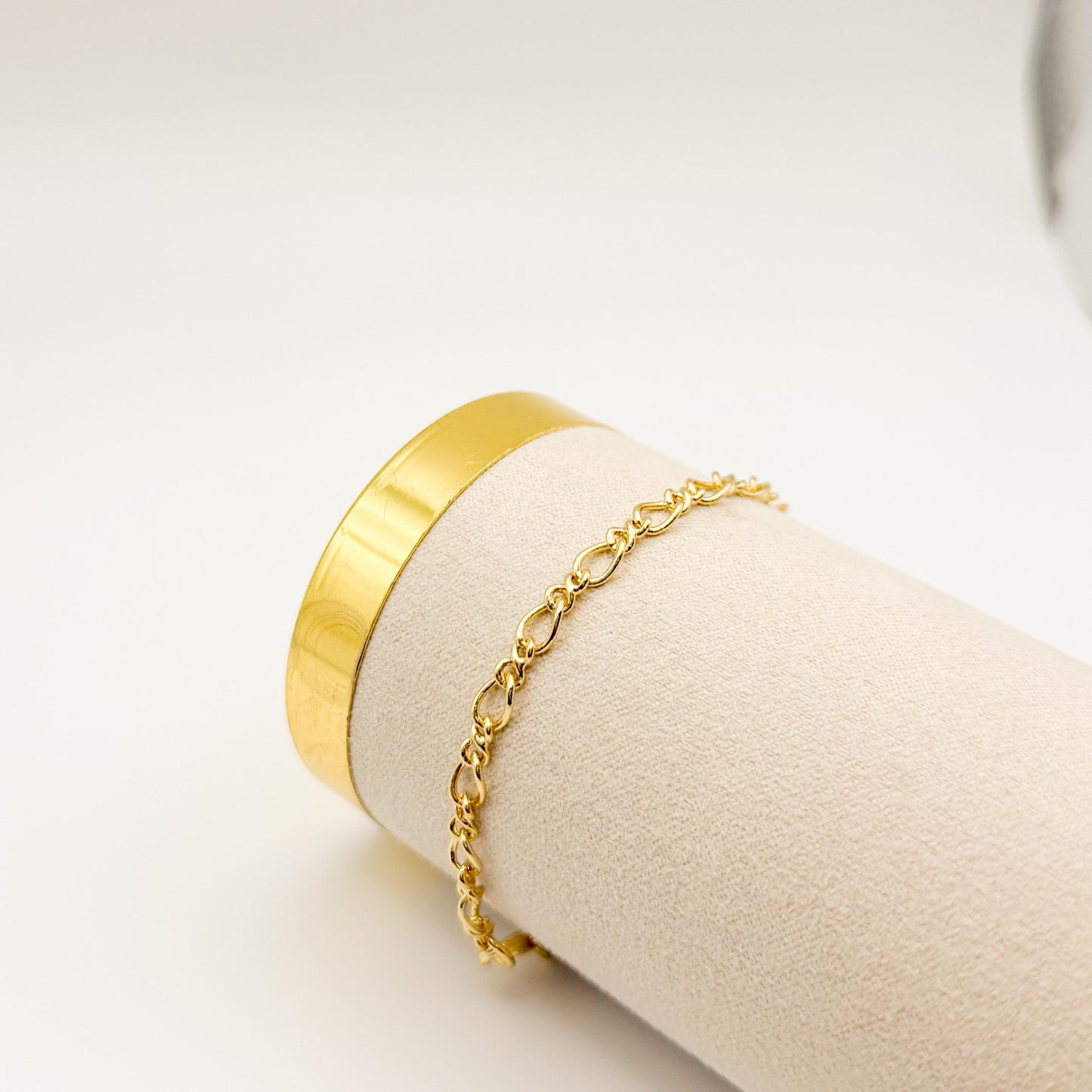 18k Gold Filled Chain Bracelets  Stacking Bracelets, Minimalist Jewelry