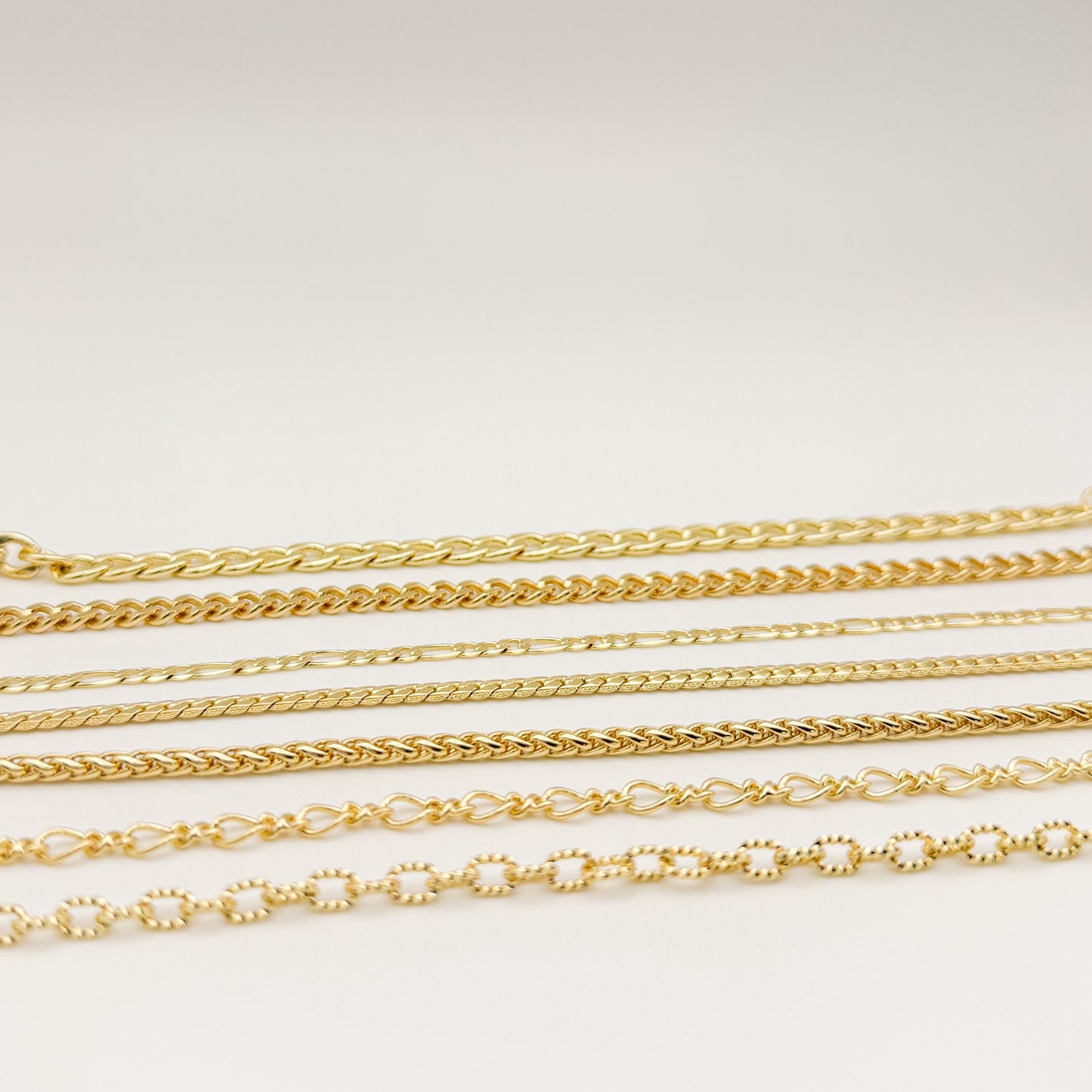 18k Gold Filled Chain Bracelets  Stacking Bracelets, Minimalist Jewelry