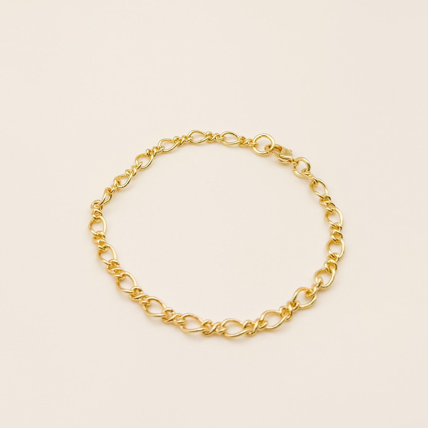 18k Gold Filled Chain Bracelets  Stacking Bracelets, Minimalist Jewelry