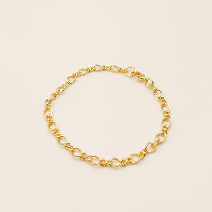 18k Gold Filled Chain Bracelets  Stacking Bracelets, Minimalist Jewelry