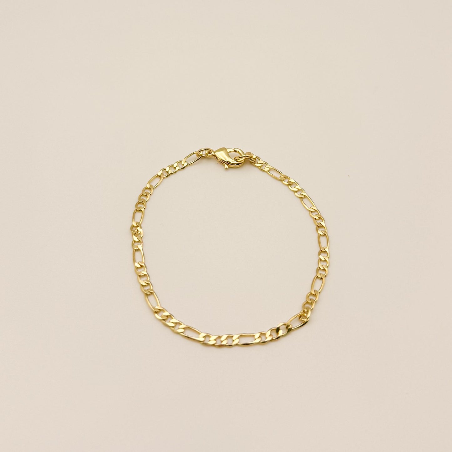 18k Gold Filled Chain Bracelets  Stacking Bracelets, Minimalist Jewelry