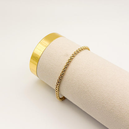 18k Gold Filled Chain Bracelets  Stacking Bracelets, Minimalist Jewelry