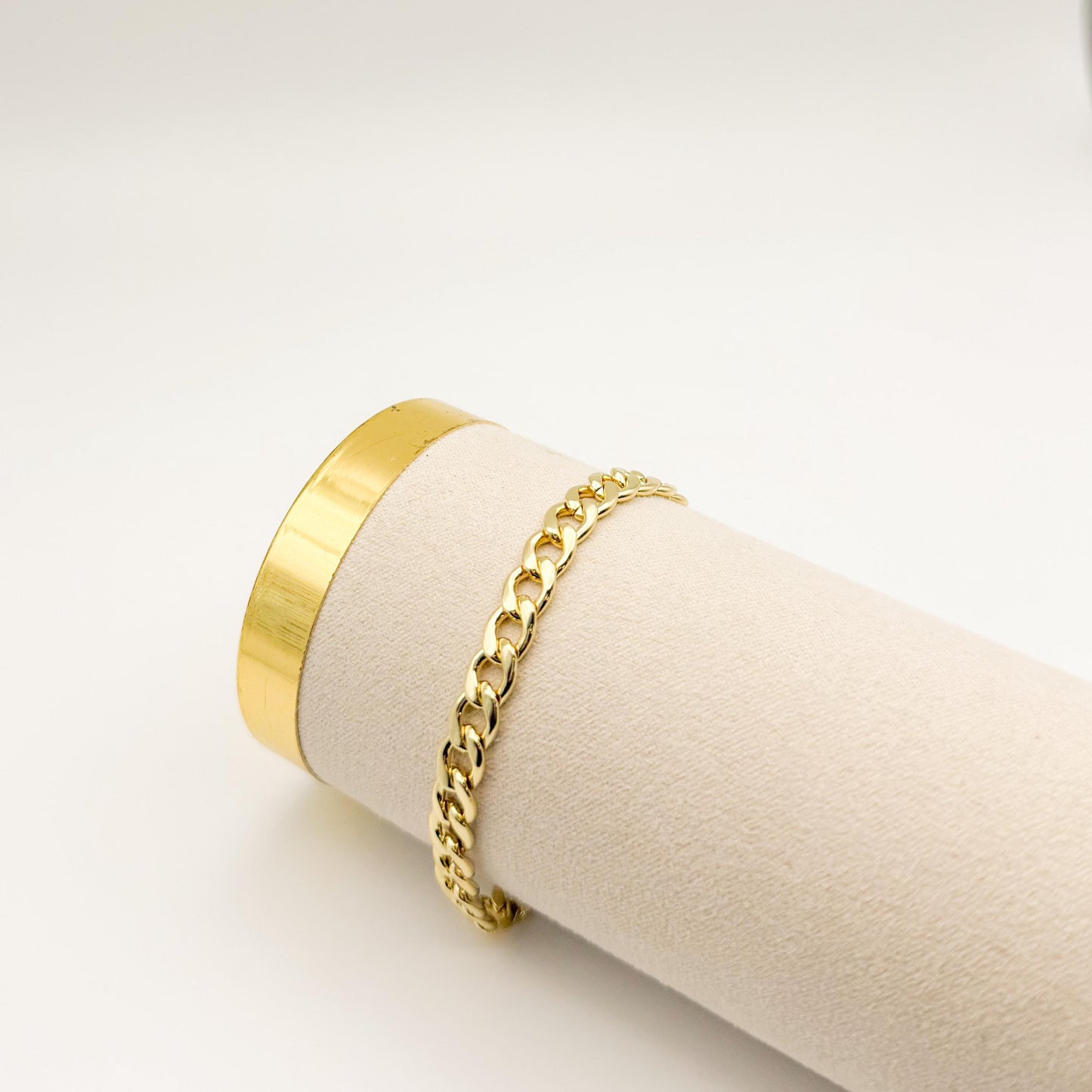 18k Gold Filled Chain Bracelets  Stacking Bracelets, Minimalist Jewelry