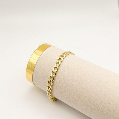 18k Gold Filled Chain Bracelets  Stacking Bracelets, Minimalist Jewelry