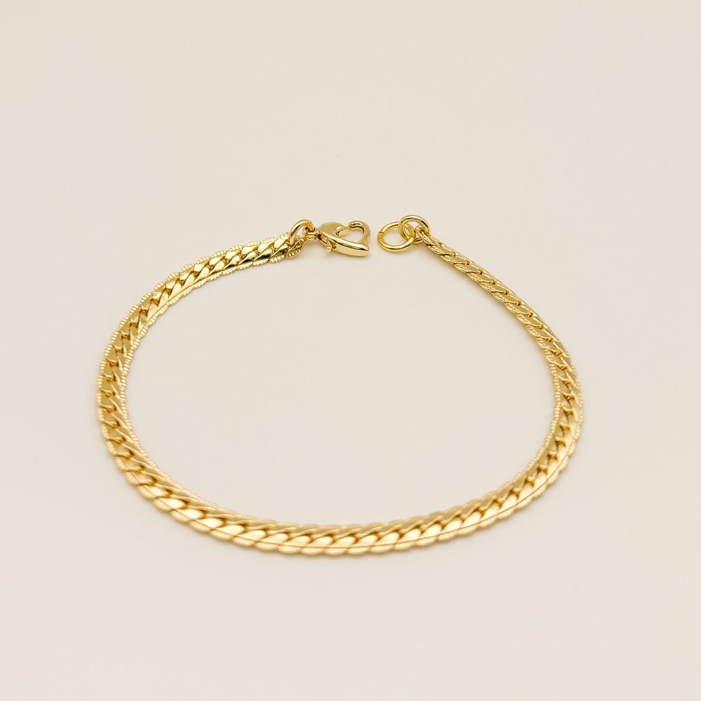18k Gold Filled Chain Bracelets  Stacking Bracelets, Minimalist Jewelry
