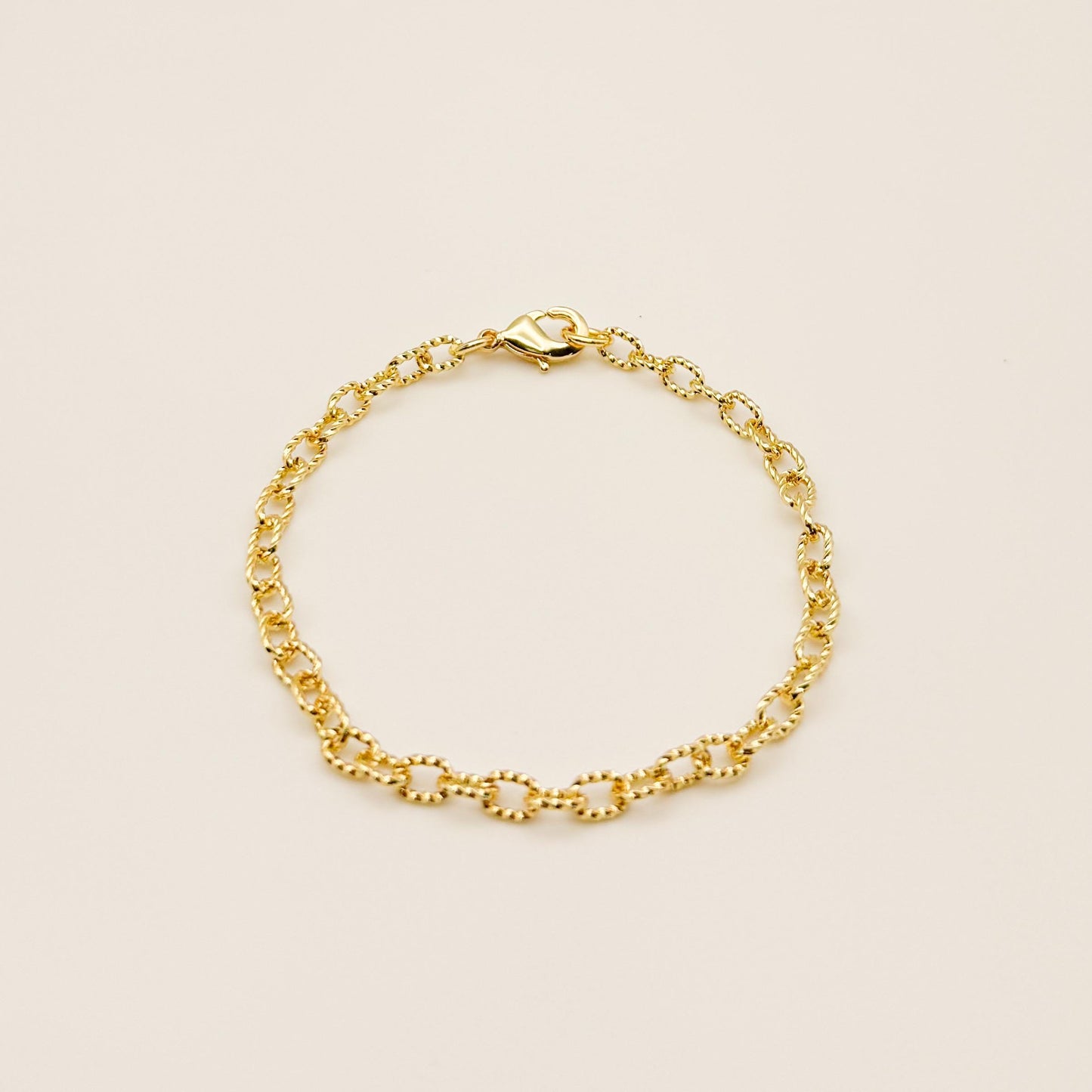 18k Gold Filled Chain Bracelets  Stacking Bracelets, Minimalist Jewelry
