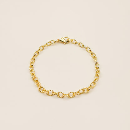18k Gold Filled Chain Bracelets  Stacking Bracelets, Minimalist Jewelry