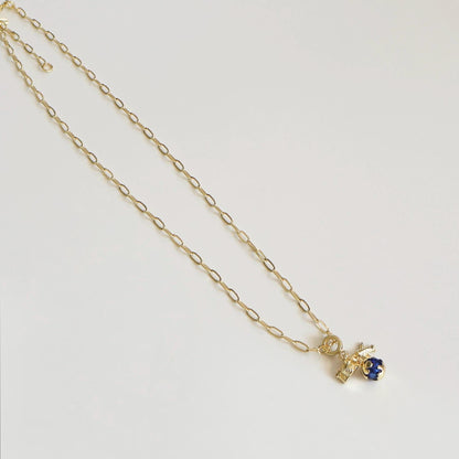 Travel the World Necklace | Paperclip Chain Necklace with Travel Charms | Camera, Glove and Plane charm
